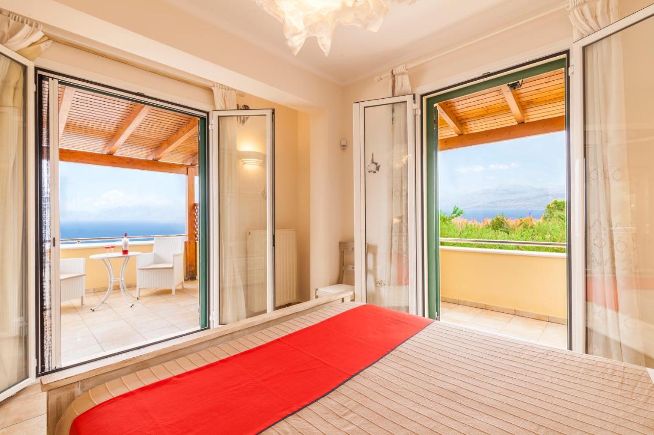 Beachfront Villa Victoras - With Private Beach Sidari  Exterior photo